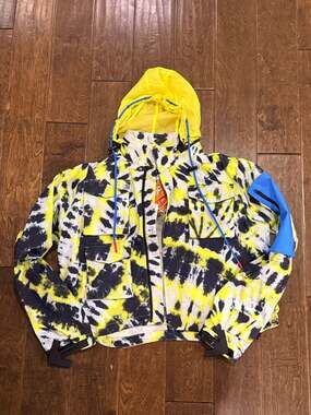 Nike x Off-White Women's NRG Volt Tie Dye Utility Jacket - Size XL